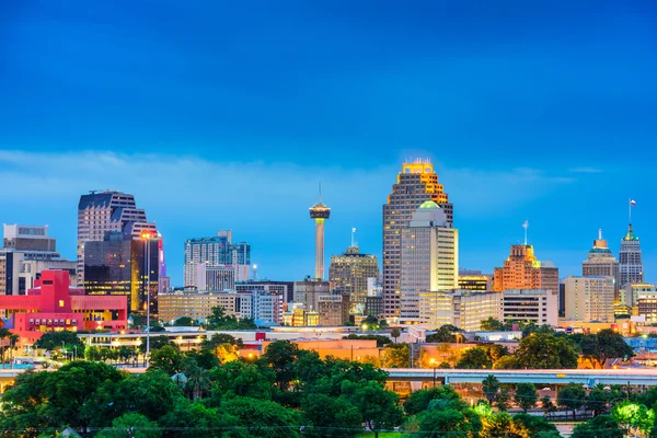 Skyline van San antonio (Texas) — Stockfoto