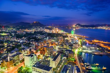 Shimonoseki, Japonya manzarası