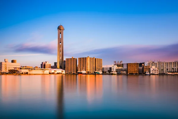 Shimonoseki, Japonya manzarası — Stok fotoğraf