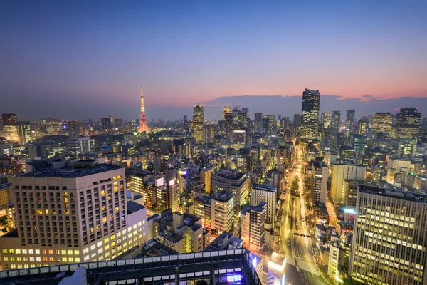 Skyline Tokyo, Japán — Stock Fotó