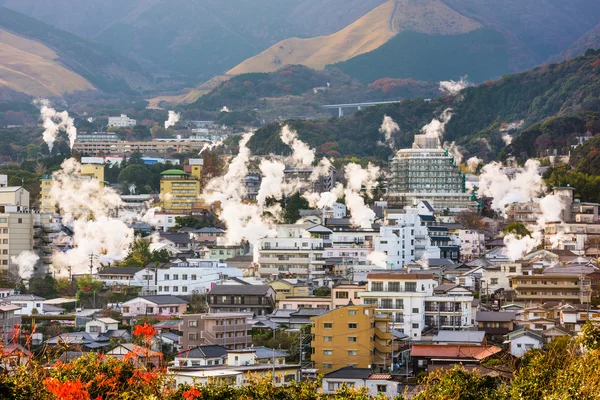Beppu, Japón paisaje urbano — Foto de Stock