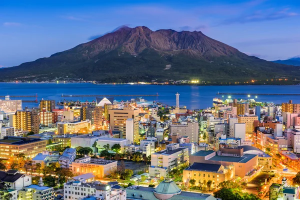 Horizonte de Kagoshima, Japón — Foto de Stock