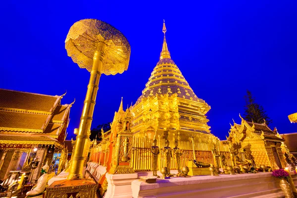 Chiang Mai, Thaiföld-templom — Stock Fotó