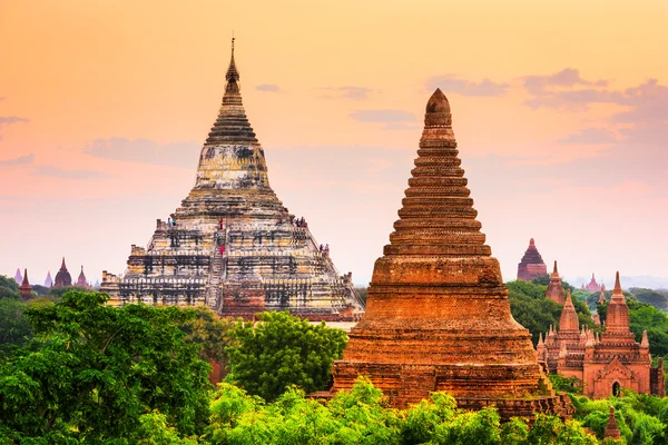 Bagan, Myanmar Templos — Fotografia de Stock