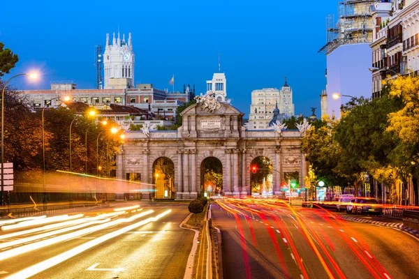 Madrid, Spanje-Cityscape — Stockfoto