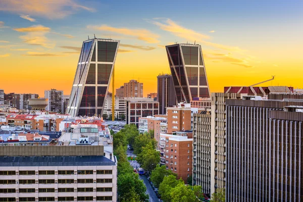 Panoráma města Madrid, Španělsko — Stock fotografie