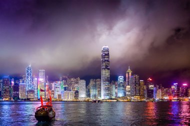 Hong Kong, Çin Cityscape