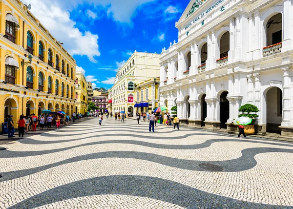 Macau, China at Senado Square — Stock Photo, Image