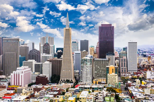 Сан-Франциско, Калифорния Skyline — стоковое фото