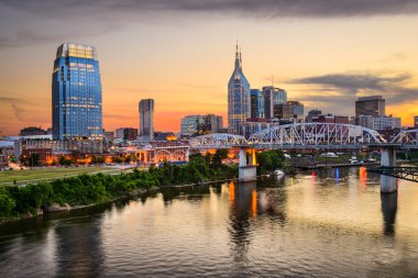 Nashville, Tennessee Skyline clipart