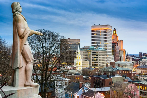 Vorsehung, Rhode Island Skyline — Stockfoto