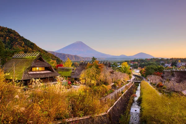 Mt. Fuji et Village — Photo