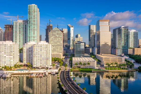 Miami florida paisagem urbana — Fotografia de Stock