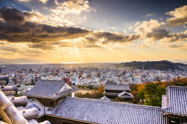 日本松山天际线 — 图库照片