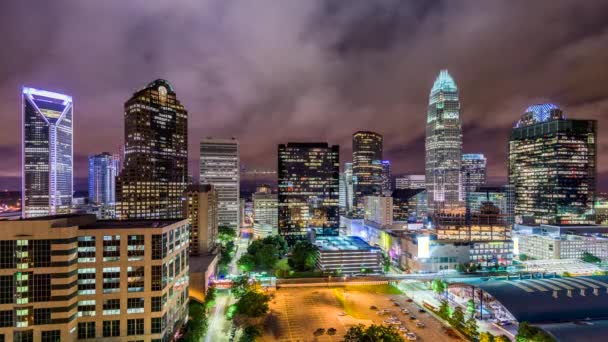 Cityscape Charlotte (North Carolina) — Stockvideo