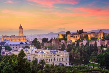 Malaga, İspanya manzarası