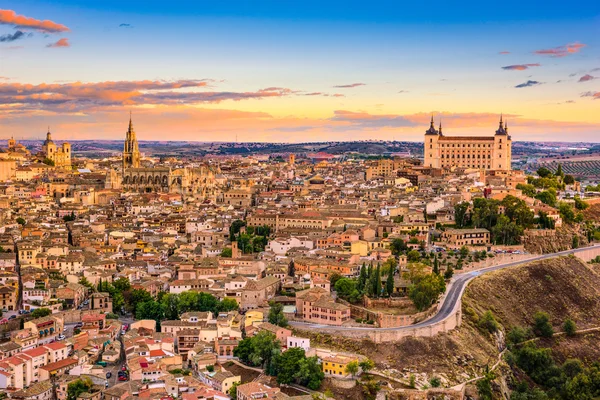 Toledo, Španělsko Panorama — Stock fotografie