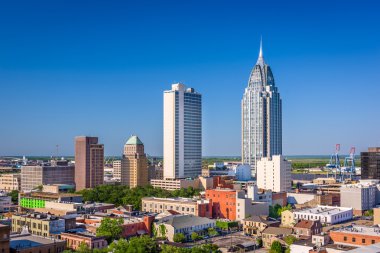 Mobile, alabama manzarası
