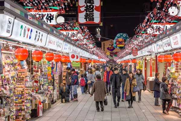 Temple Shopping Arcade in Japan — Stock Photo, Image