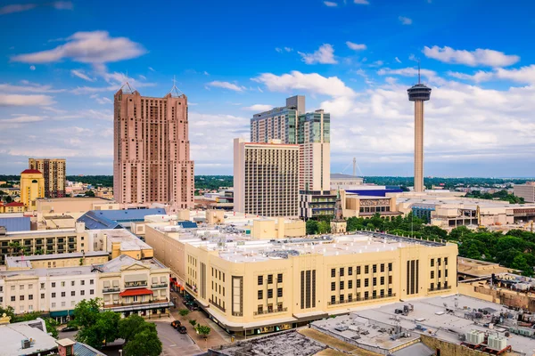 San antonio, o horizonte do texas — Fotografia de Stock