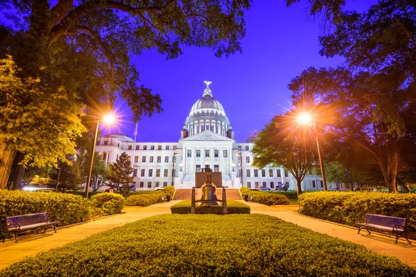 A Mississippi állam Capitol — Stock Fotó