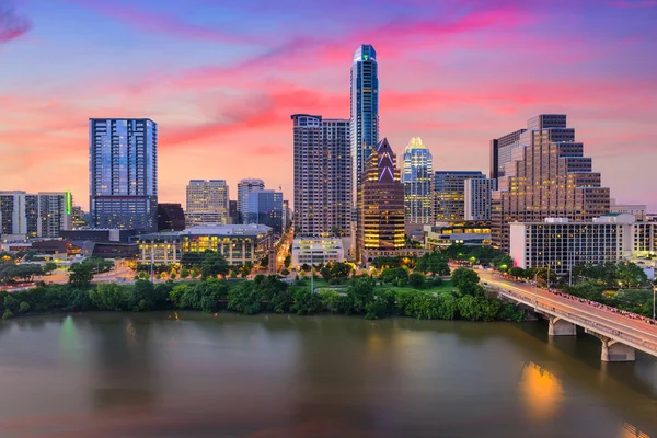 Austin, horizonte de texas — Foto de Stock