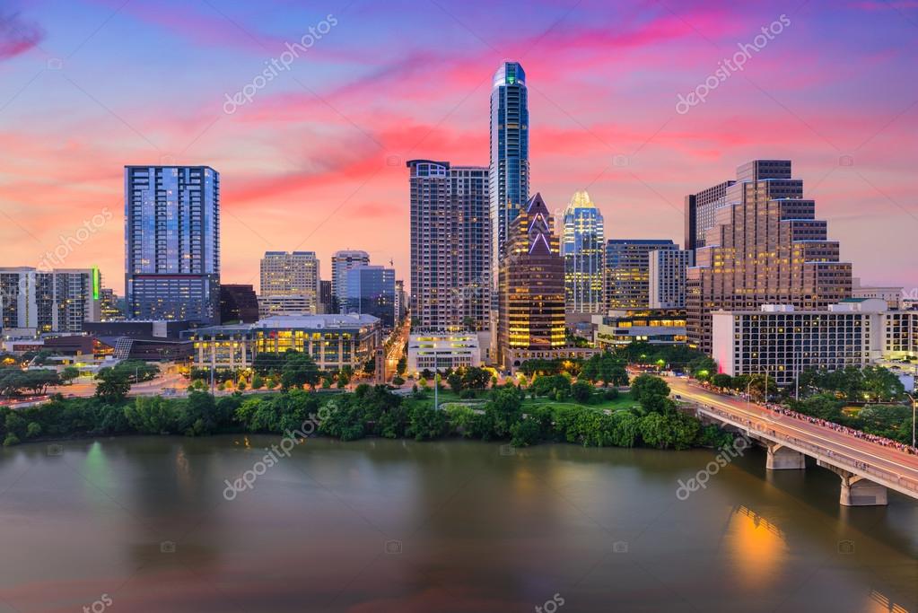 Austin, Texas, USA downtown skyline.