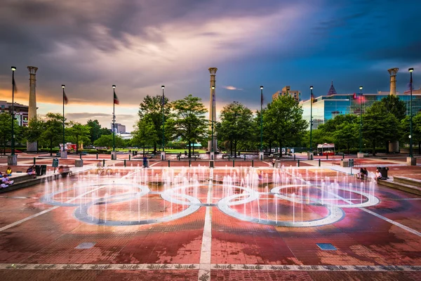 Olympiapark zum 100. Stockbild