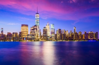 New York şehrinin silüeti