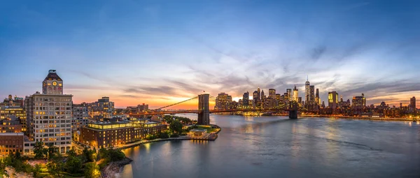 Ciudad de Nueva York skyline — Foto de Stock