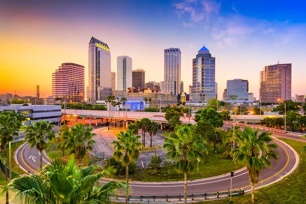 Skyline de tampa florida — Fotografia de Stock