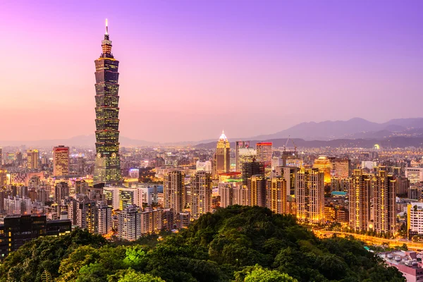 Ταϊπέι, Ταϊβάν στον ορίζοντα — Φωτογραφία Αρχείου