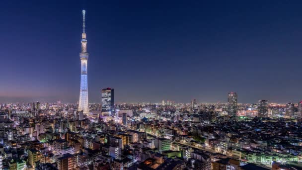 Tokio Japonii Skyline — Wideo stockowe