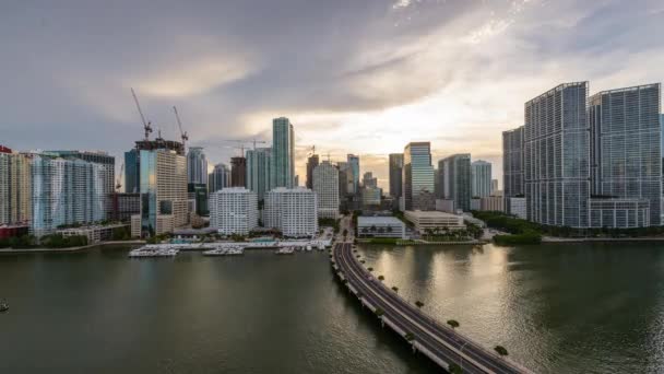 Miami, horizonte de florida — Vídeo de stock