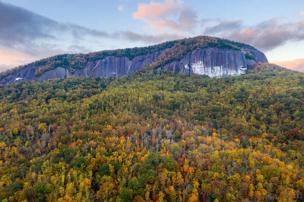 Pisgah National Forest North Carolina Usa Looking Glass Rock Höstsäsongen — Stockfoto