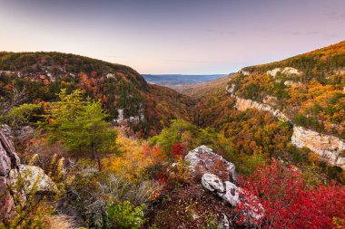 Cloudland Canyon, Georgia, USA autumn landscape at dusk. clipart