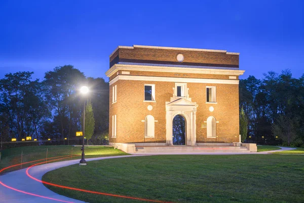 Kalamazoo Michigian Usa Western Michigan University Historic East Campus Twilight — Stockfoto