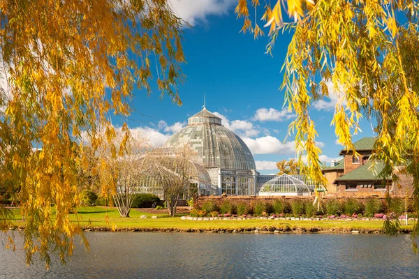 Belle Isle Dertroit Michigan Usa Mit Herbstlaub — Stockfoto