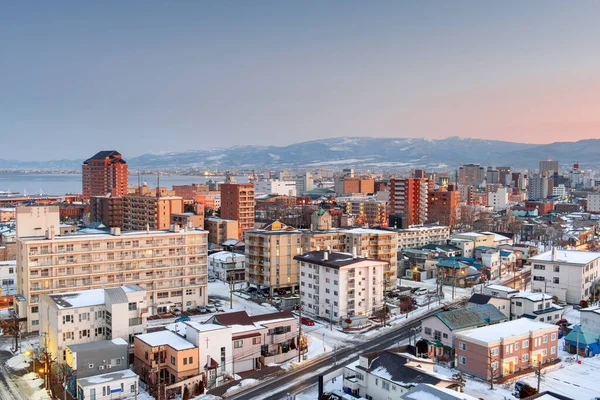 Hakodate Hokkaido Ιαπωνία Αστικό Τοπίο Χειμώνα — Φωτογραφία Αρχείου