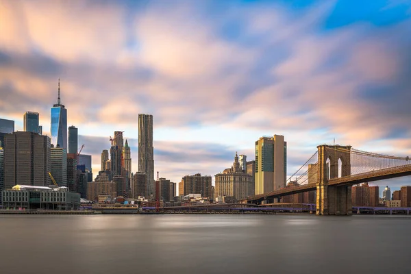 New York New York Usa Downtown Manhattan Views East River — Stock Photo, Image