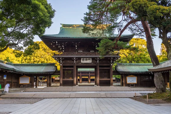 Santuário Meiji Tóquio Japão — Fotografia de Stock