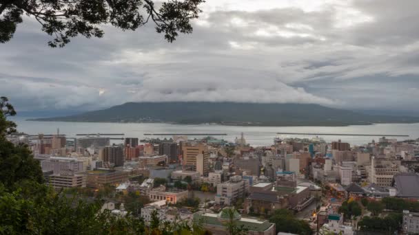 사쿠라지마 화산과 하늘을 — 비디오