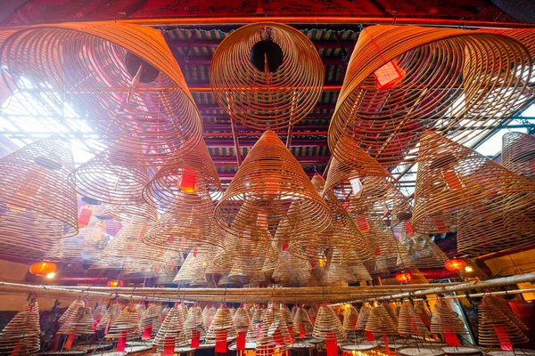 Hong Kong China May 2014 Interior Man Temple Established 1847 — Stock Photo, Image