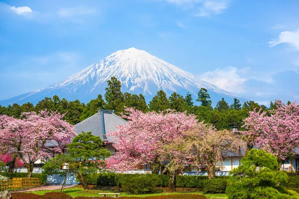 Fujinomiya Shizuoka Japão Com Fuji Primavera — Fotografia de Stock