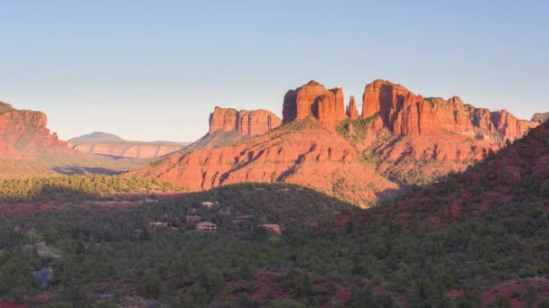 Sedona Arizona Parque Estatal Red Rock Atardecer — Vídeo de stock