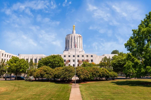 Salem Oregon Usa Kapitolu Trawniku — Zdjęcie stockowe