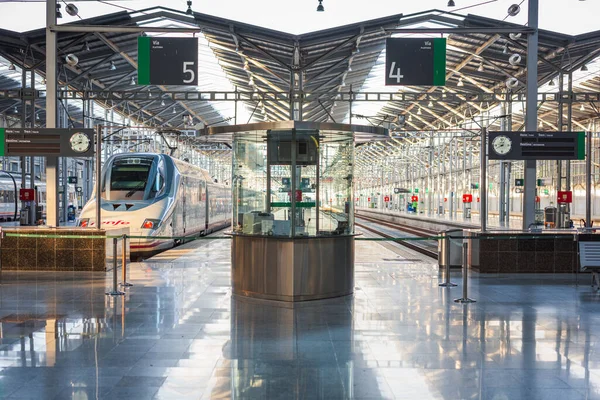 Malaga España Noviembre 2014 Terminal Ferroviaria Málaga Estación Maria Zambrano — Foto de Stock