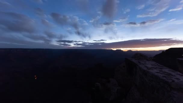 Gran Cañón Arizona Eeuu Vista Valle Amanecer — Vídeo de stock