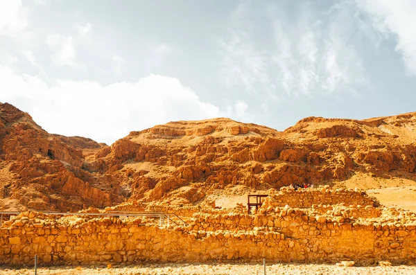 イスラエルのクムラン洞窟跡 — ストック写真