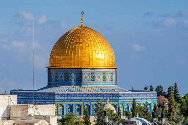 Tempelberg Bekend Als Haram Esh Sharif Voor Moslims Jeruzalem Israël — Stockfoto